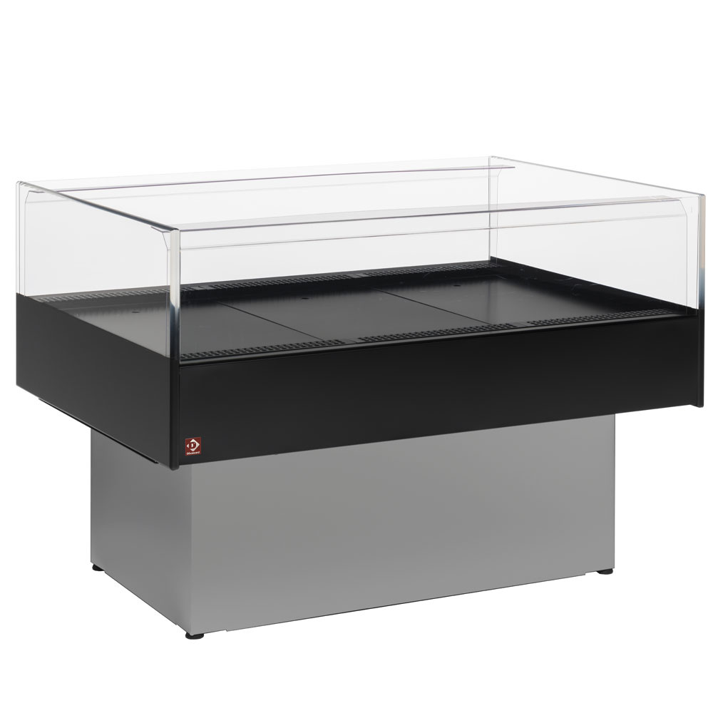 Diamond Koeleiland | Zwart/Grijs | 1290x960x940mm - Afbeelding 4