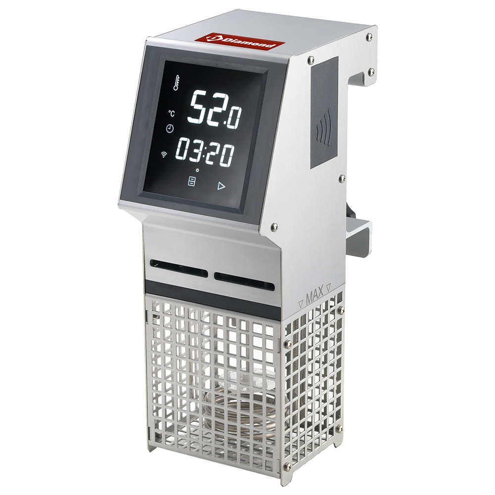 Diamond Sous-Vide Set | VACUUM COOKING PLUS | 2/1 GN | 50L | 24°C/99°C | NFC + Touchscreen | 2kW | 230V | 565x685x230/330mm - Afbeelding 3