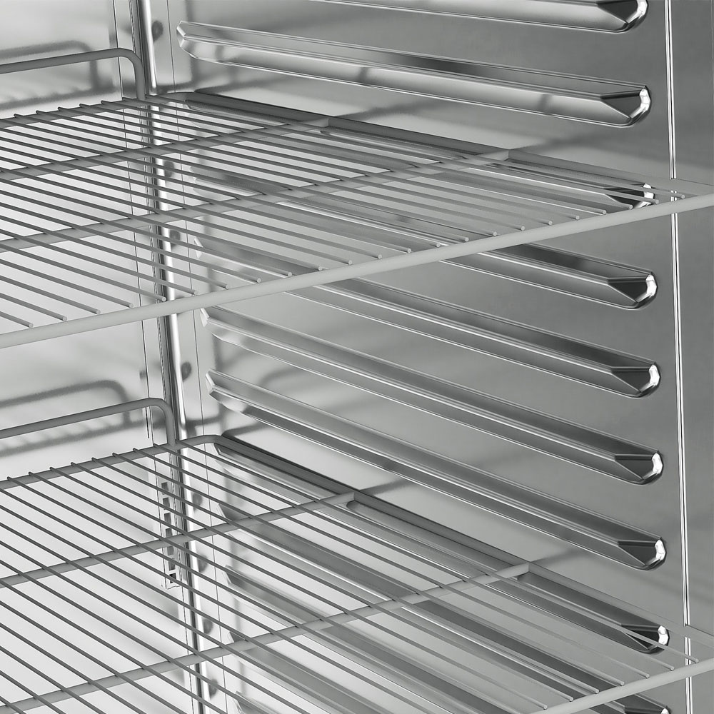 Diamond Vrieskast | 700L 2/1 GN | RVS | -15°C/-25°C | Geventileerd | 0.55kW | 770x820x2025mm - Afbeelding 4