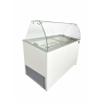 CombiSteel Schepijsvitrine | JAVA | 355L | 8x 5L | Statisch | Wielen | 1184x727x1229mm