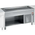 Element Met Ondiepe Kuip Op Open Kast 3x Gn1/1