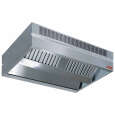Diamond Muurdampkap | Met Luchtcompensatie 'ambiance' | 6 Labyrintfilters 500x400mm | 2400x2600x500mm