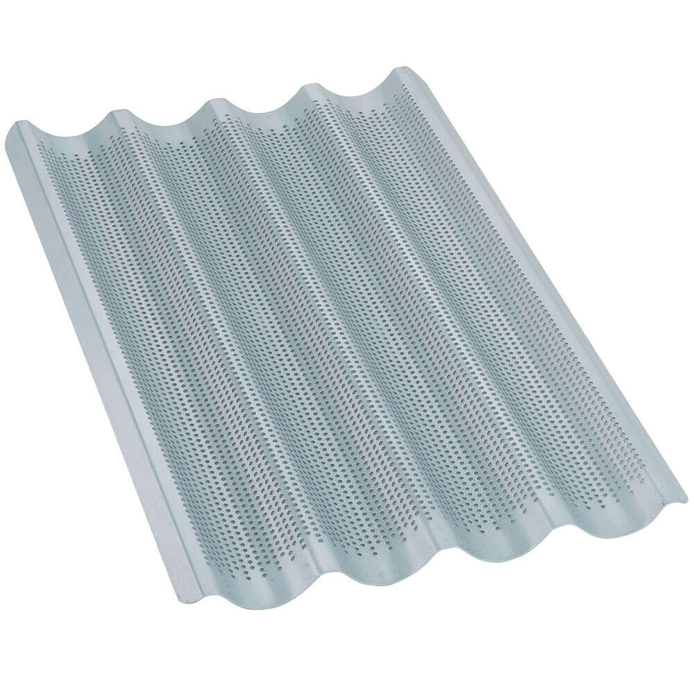 Bakplaat GN 1/1 Voor Stokbrood, Geperforeerd In Aluminium