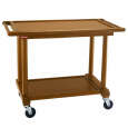 Serveerwagen, 2 Niveau's Hout "notelaar", Dresseertablet