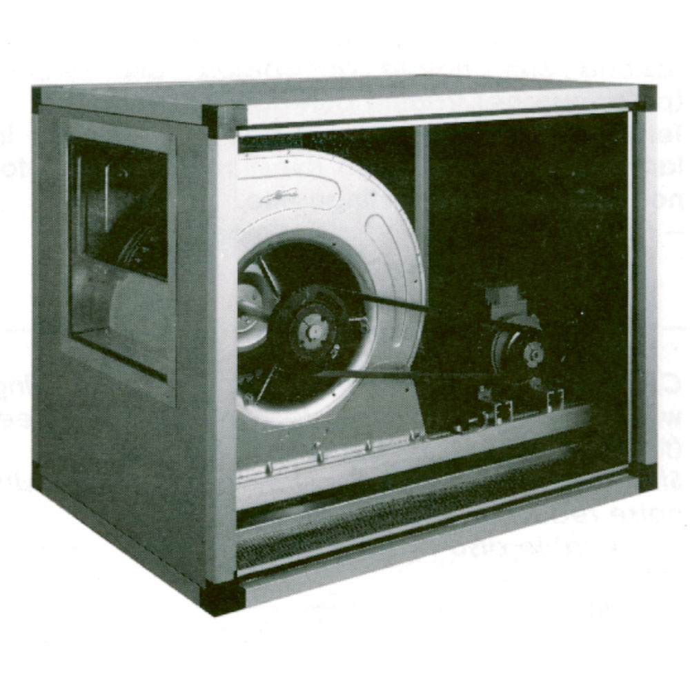 Centrifugale Ventilator Met Omkasting, Riemgedreven, 2 Snelheden, 7000 M³/u