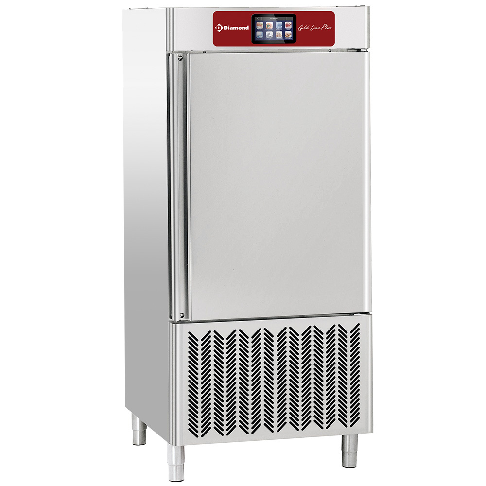 Diamond Blastchiller | 10 Niveaus | 40kg Koelen/25kg Vriezen | 400v | Touchscreen | 800x900x1800mm