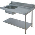 Diamond Voorwastafel | Rechts | Kuip 400x400x200mm | 1200x715x850/1000mm