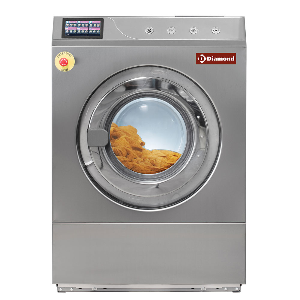 Diamond Wasmachine | Supercentrifugering | 11kg | RVS | 720x958x1039mm