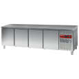 Diamond Bakkerij Koelwerkbank | 760L | 4 Deuren (EN600x400) | 0°C/+8°C | Geventileerd | 0.52kW | 2542x800x880/900mm