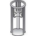 Neutrale Bordenlowerator, Capaciteit 50-60 Ø 190 - 260 Mm
