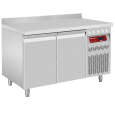 Diamond Koelwerkbank | 260L | 2 Deuren | -2°C/+8°C | Geventileerd | Achter Rand | 1330x700x866/1045mm
