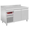 Diamond Koelwerkbank | 260L | 2 Deuren GN 1/1 | -2°C/+8°C | Geventileerd | Achter Rand | 1330x700x866/1045mm