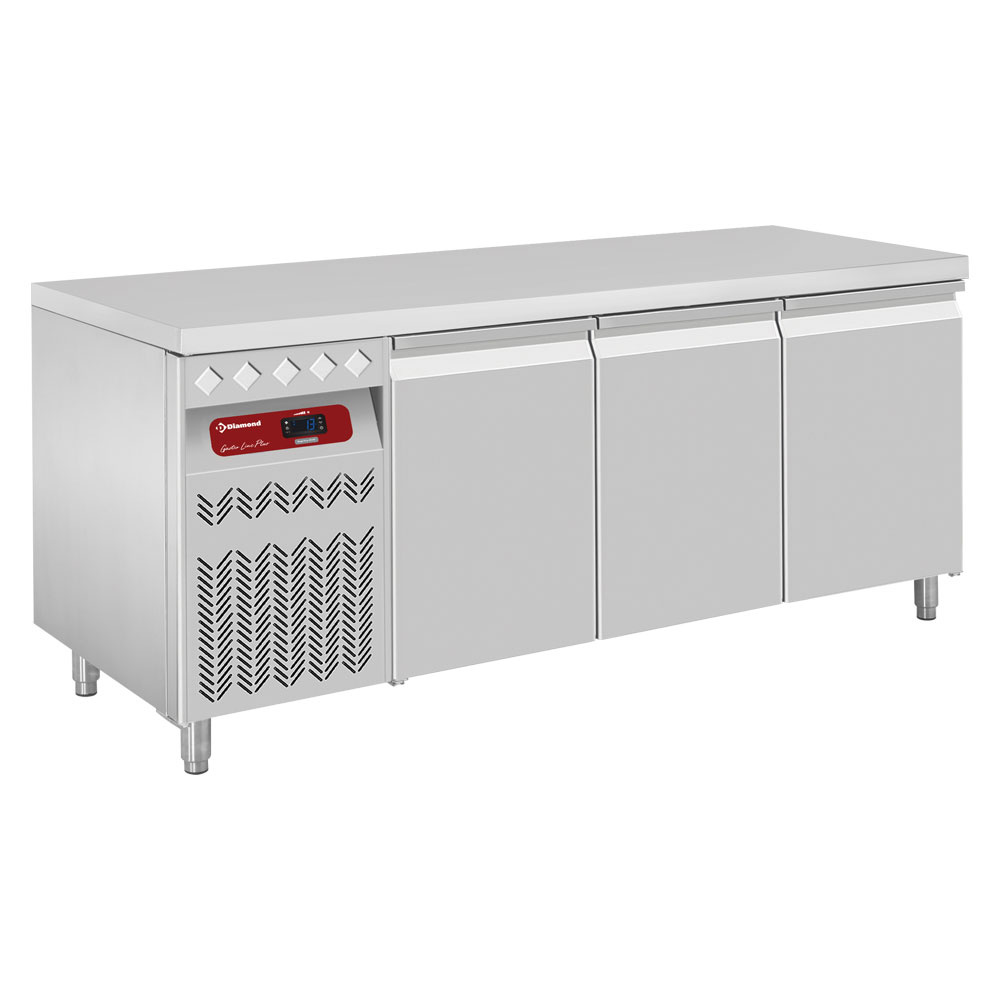 Diamond Koelwerkbank | 405L | 3 Deuren | -2°C/+8°C | Statisch/Geventileerd | 0.25kW | 1795x700x866/960mm