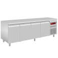 Diamond Koelwerkbank | 550L | 4 Deuren 1/1 GN | -2°C/+8°C | Geventileerd | 2260x700x866/960mm
