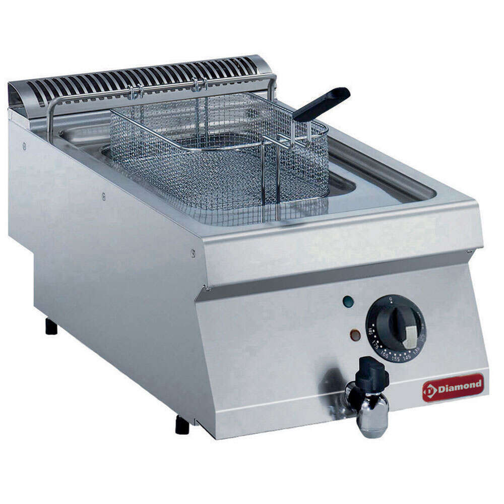 Diamond Maxima 700 | Friteuse | Elektrisch | 7L | 400v | Aftapkraan | 400x700x250/320mm