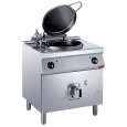 Ronde Elektrische Kookketel 60 Liter, Indirecte Verwarming, Op Onderstel