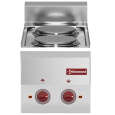Diamond Fornuis | PRO 600 | Tafelmodel | Elektrisch | 2 Kookpunten | 4kW | 230V | 300x600x280/400mm