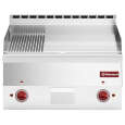 Diamond Bakplaat | PRO 600 | Elektrisch | Glad/Gegroefd |  Verchroomd Oppervlak  | 120°C/320°C | 6kW | 2x 230V | 600x600x280/400mm
