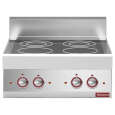 Diamond Glaskeramisch Fornuis | ALPHA 650 | Tafelmodel | Elektrisch Infrarood | 4 Kookpunten | 9.2kW | 230V-3F | 700x650x280/380mm