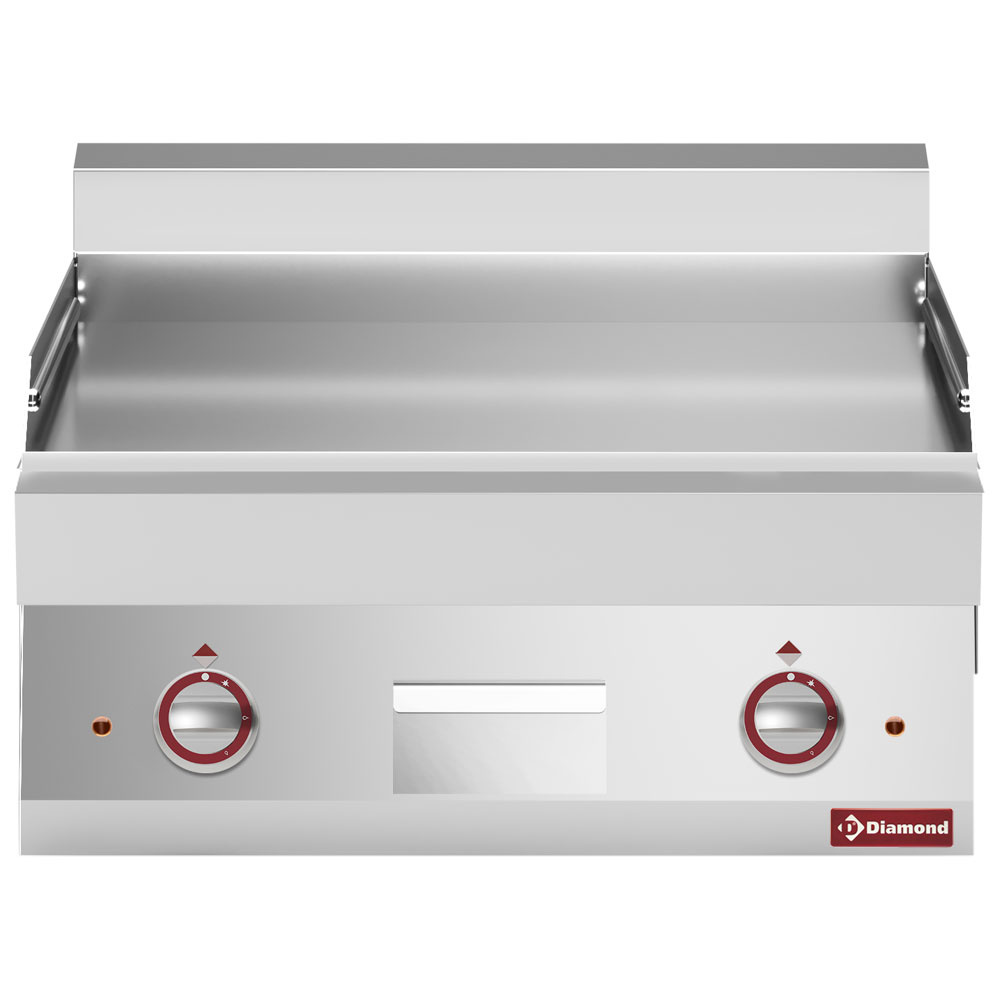 Diamond Bakplaat | ALPHA 650 | Elektrisch | Glad Oppervlak | 120°C/320°C | 9kW | 230V-3F | 700x650x280/380mm