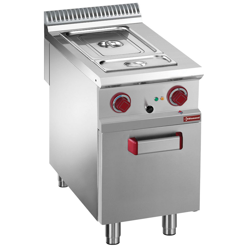 Elektrische Bain-marie 4x GN 1/3 H.150 Mm, Op Open Kast