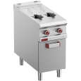 Diamond Friteuse | OPTIMA 900 | Elektrisch | 8+8L | 100°C/180°C | 10.5kW | 400V | Aftapkranen | 400x900x850/888mm