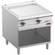 Diamond Bakplaat | OPTIMA 900 | Elektrisch | Verchroomd Oppervlak | Open Onderkast | 50°C/300°C | 14kW | 400V | 800x900x920mm