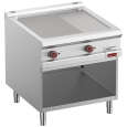 Diamond Elektrische Bakplaat | 2/3 Vlak & 1/3 Geribd Module 1/1 | Open Kast | 800x900x920mm
