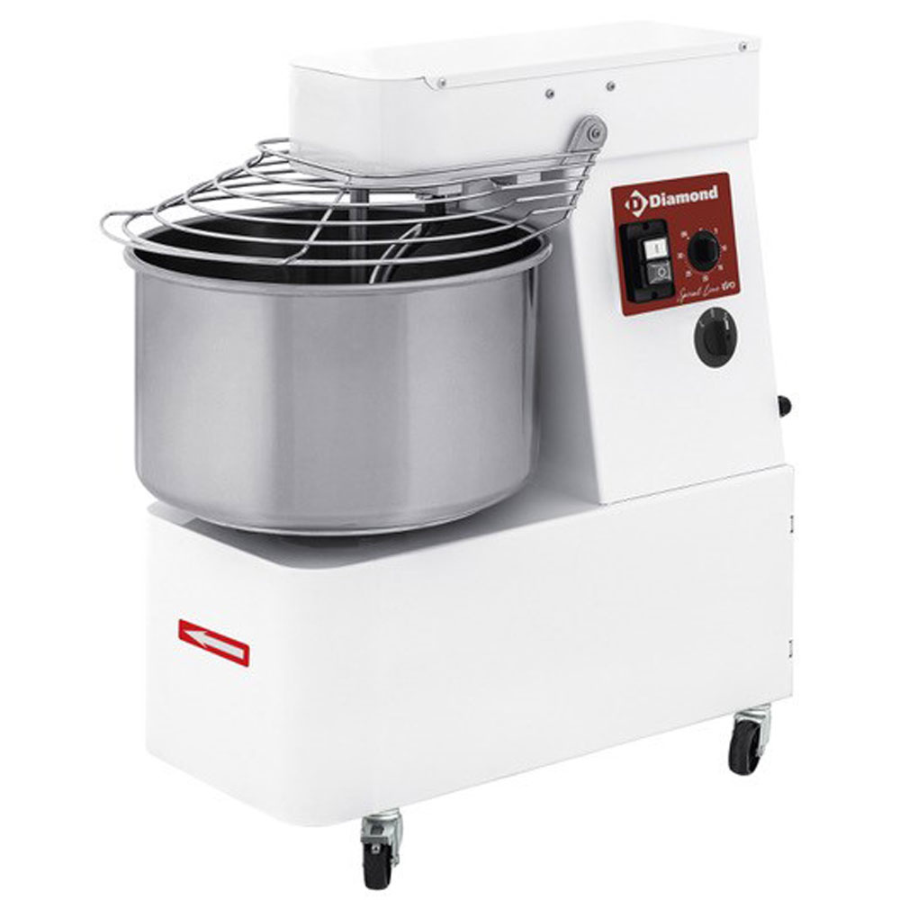 Diamond Deegmenger 25kg/33L - 2 Snelheden, Vaste Kop & Kom | 400v