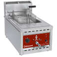 Diamond Friteuse | Gas | 12L | Aftapkraan | 400x700x525mm