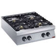 Diamond Gasfornuis | 4 Branders | Top | 1x 10kw + 3x 6kw | 800x900x250/300mm