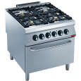 Diamond Gasfornuis | 4 Branders | Elektrische Oven | 6kW