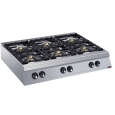 Diamond Gasfornuis | 6 Branders | Top Powerful | 6x 10kw | 1200x900x250/320mm