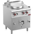 Diamond Kookketel | OPTIMA 700 | Gas | 50L | Indirecte Verhitting | 12.5kW | Piëzo Ontsteking | Vulkraan + Aftapkraan | 700x700x850/920mm