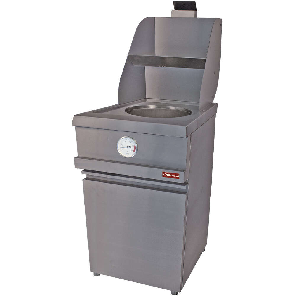 Diamond Friteuse | Heavy Duty | Gas | 13L | Piëzo Ontsteking | Aftapkraan | 535x870x930/1507mm