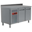 Diamond Koelwerkbank | 260L | 2 Deuren | 0°C/+8°C | Geventileerd | Achter Rand | 1350x700x880/900mm