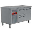 Diamond Koelwerkbank | 260L | 1 Deur + 2 Laden 1/1 GN | 0°C/+8°C | Geventileerd | 1350x700x880/900mm