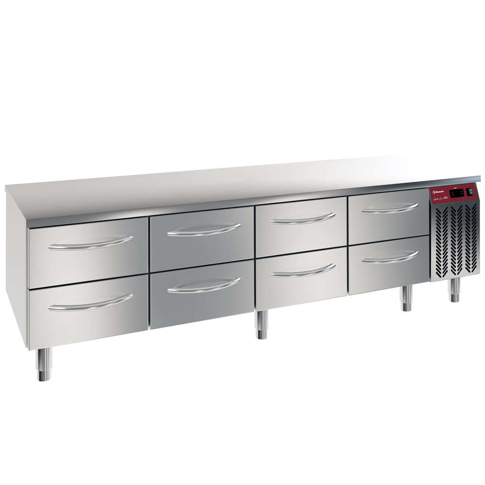 Diamond Koelwerkbank | GASTRO LINE | Laag Model | 480L | 8 Laden 1/1 GN | -2°C/+8°C | Geforceerd | 2050x700x570/610mm