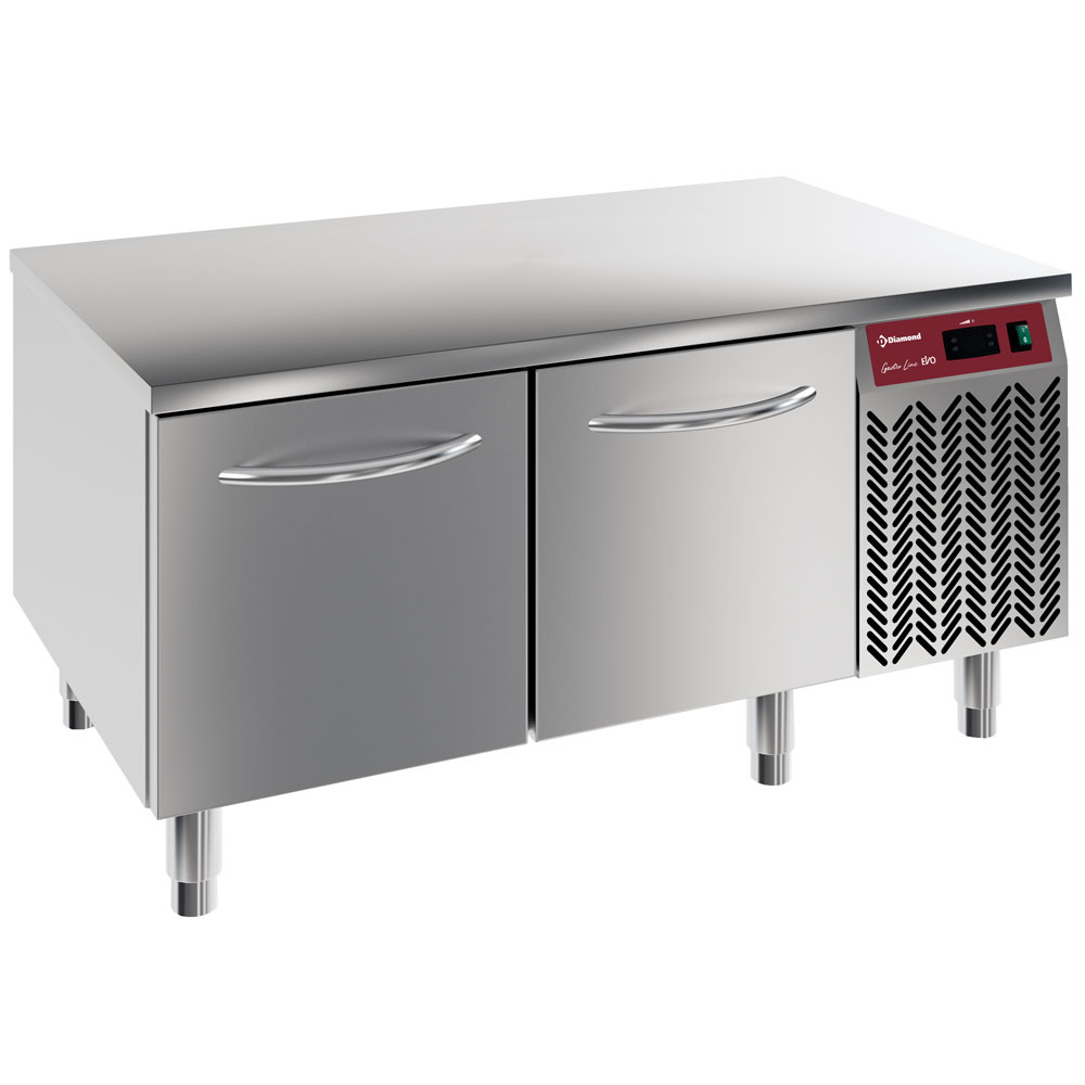 Diamond Vrieswerkbank | GASTRO LINE | Laag Model | 240L | 2 Laden | -15°C/-20°C | Geforceerd | 1200x700x570/610mm