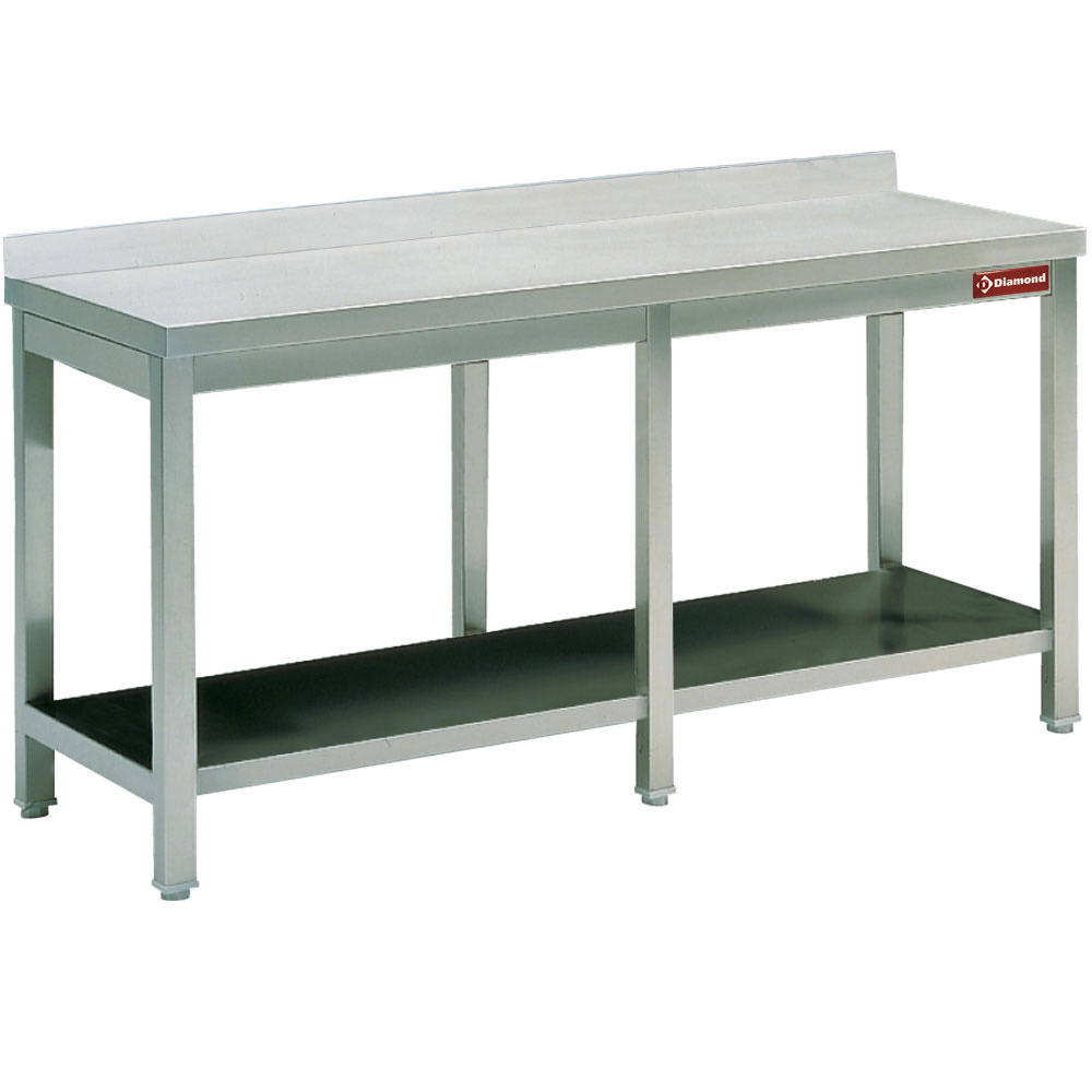 Werktafel Met Onderblad + Achterrand