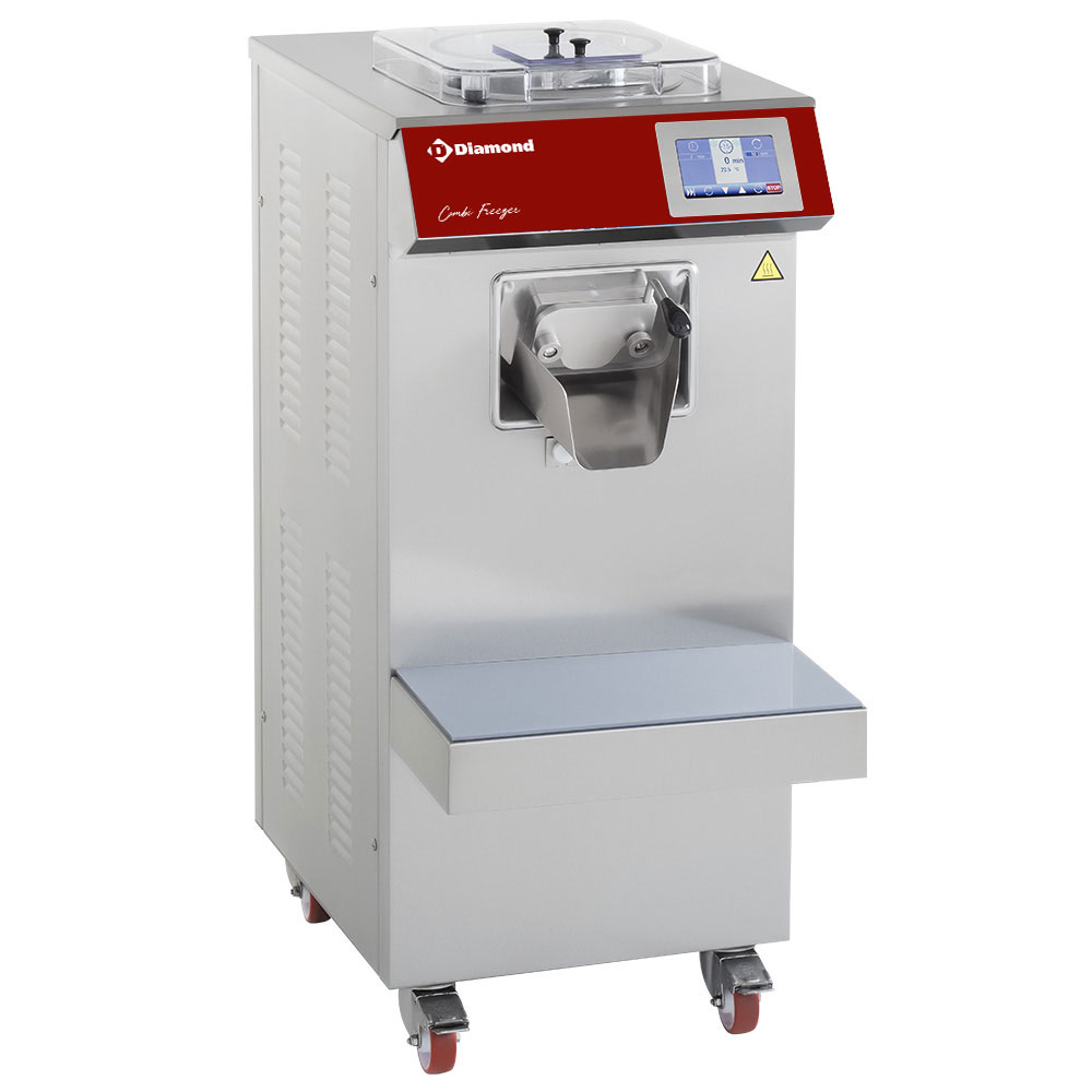Diamond Gecombineerde Pastorisator + ijsturbine | Watercondensor | Vv/ts | 35L/u | 400V