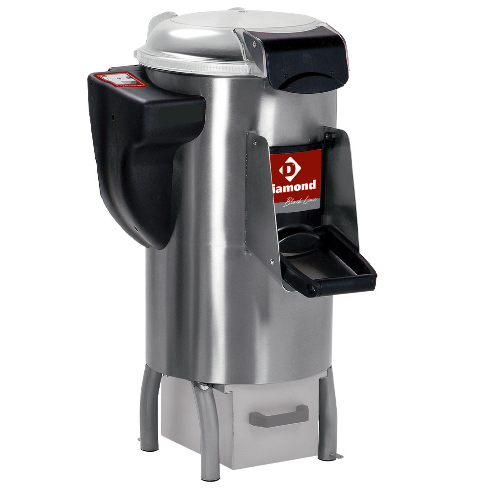 Diamond Aardappelschiller Op Voet 18kg | Prod. 500 Kg/u | 0.9kw | 530x660x950mm