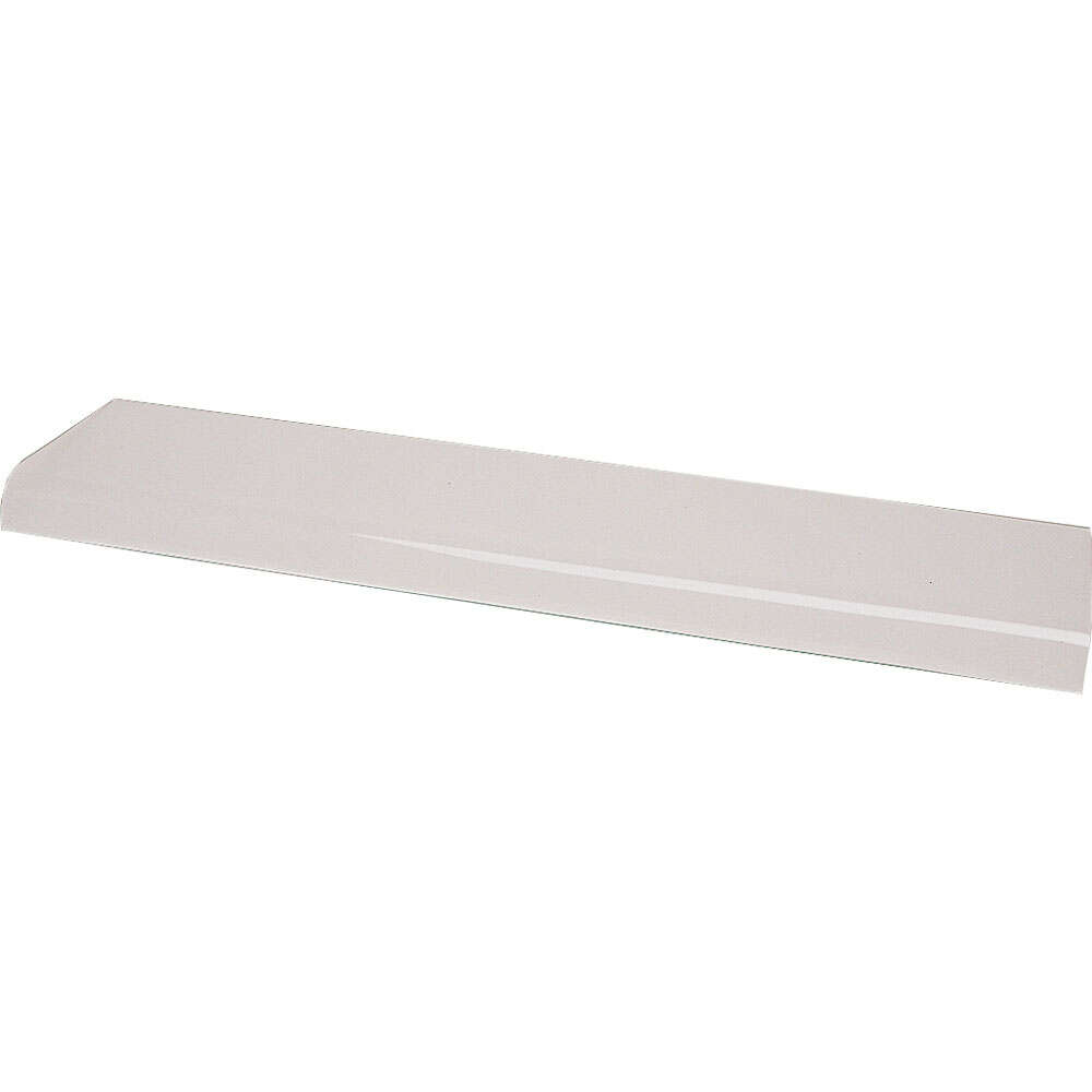 Bovenste En Middelste Schap Gebogen Bovenbouw, In Gehard Glas.