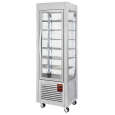 Diamond Vriesvitrine | 360L | Grijs | -5°c/-18°c | Statisch | 600x630x1850mm