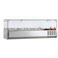 Opzetkoelvitrine | 5x 1/4 GN | +2°c/+10°c | 1200x340x435mm