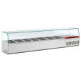 Diamond Opzetkoelvitrine | 6x 1/4 GN + 1x 1/9 GN | 1610x324x401mm
