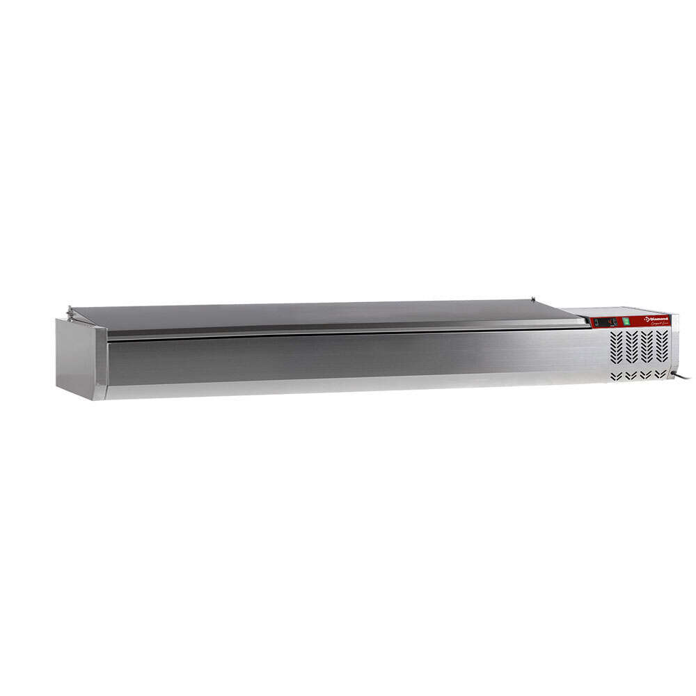 Diamond Opzetkoelvitrine | 9x 1/3 GN | 2000x395x260/580mm