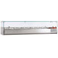 Diamond Opzetkoelvitrine | 10x GN 1/4 | 2000x340x435mm