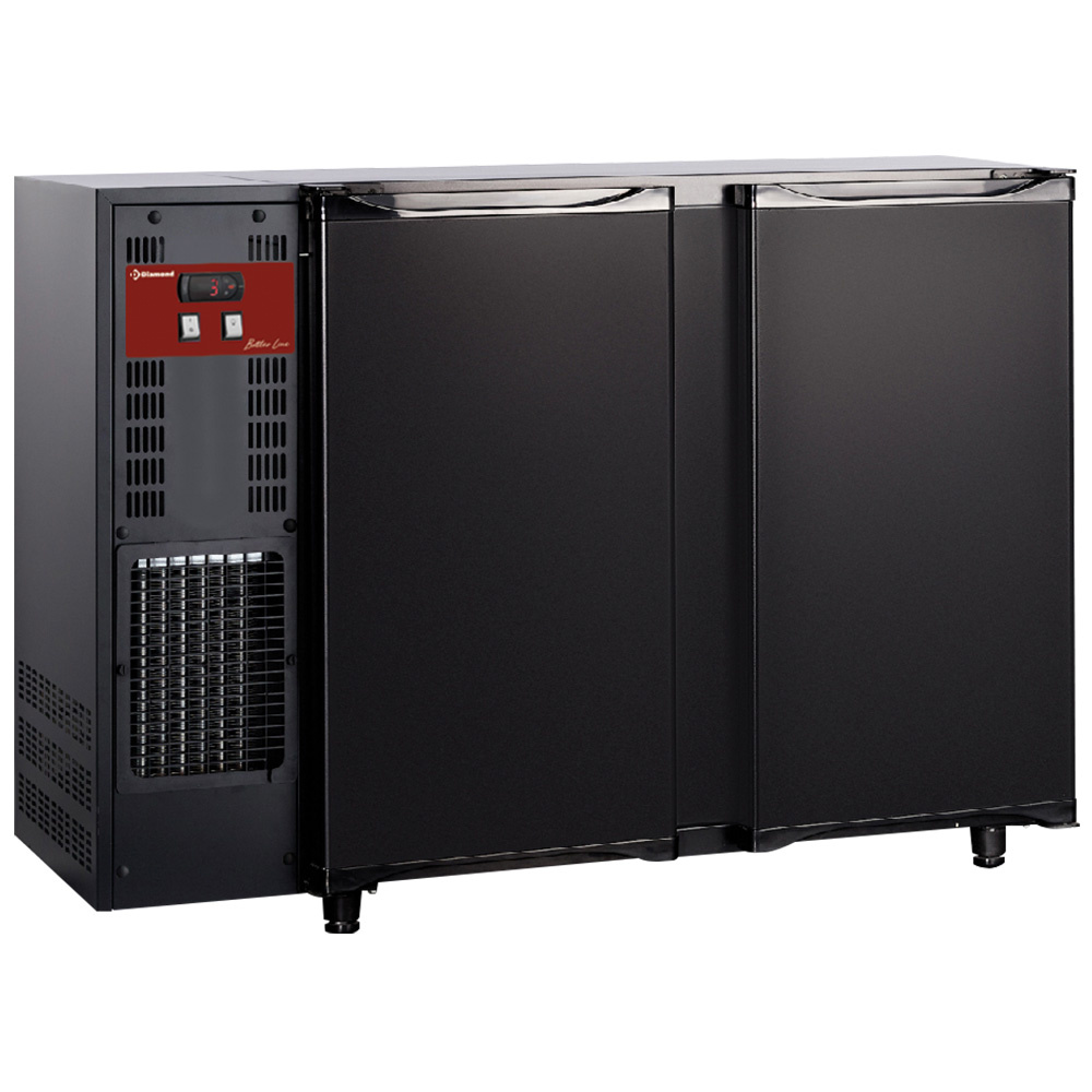 Diamond Flessenkoeler 375L met 2 deuren | Geventileerd | 1455x565x890/905mm