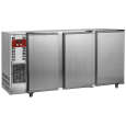 Diamond Flessenkoeler | RVS | 579L | 3 Deuren | Geventileerd | 2065x565x890/905mm